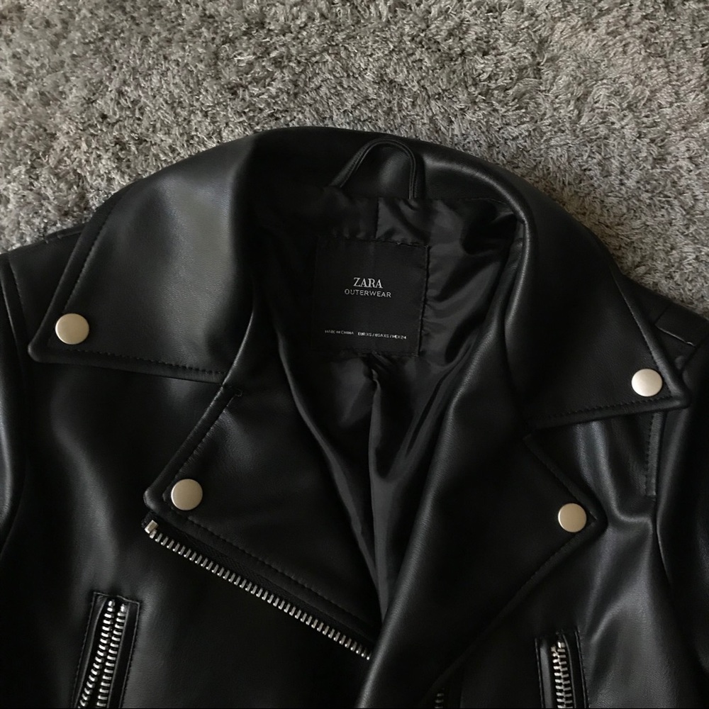 Zara Faux Leather Jacket